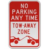 No Parking Any Time Tow Away Zone